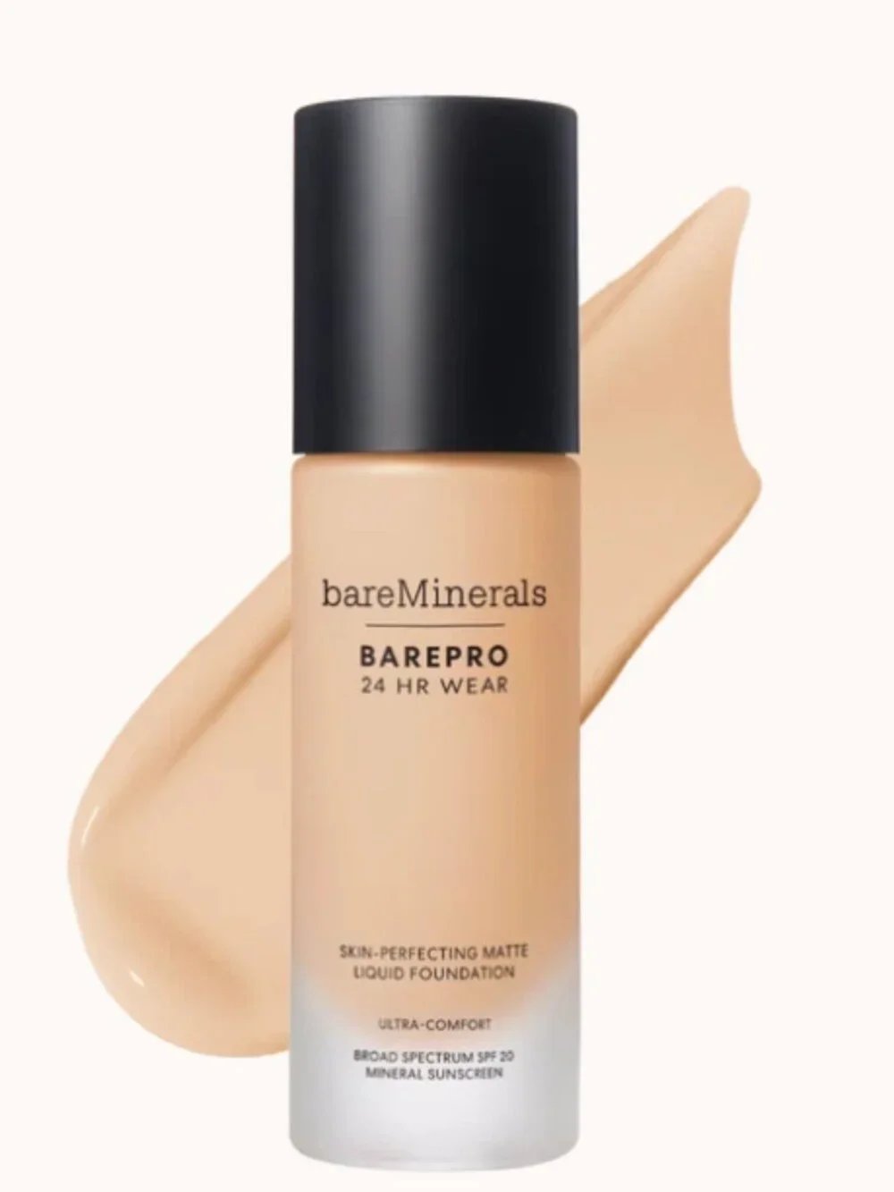 BAREPRO® 24HR Wear Skin-Perfecting Matte Liquid Foundation Mineral SPF 20 light